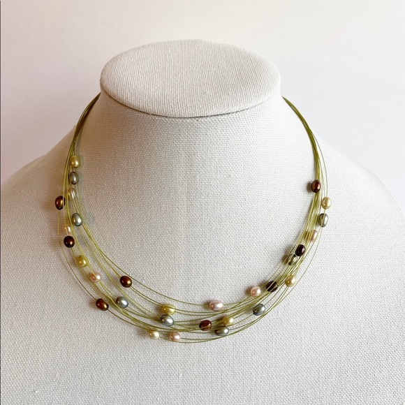 HONORA Freshwater Pearl Multi Strand Necklace - Picture 10 of 10